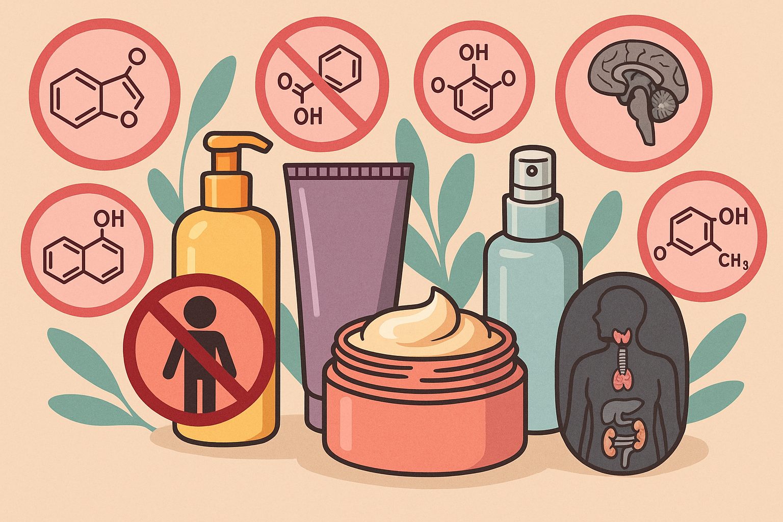 Disruptores endocrinos en cosméticos